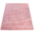 Hochflor Teppich | Flauschiger Hochflor für Wohnzimmer und Schlafzimmer | Rosa